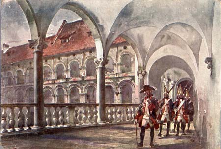 Krużganki pałacu królewskiego