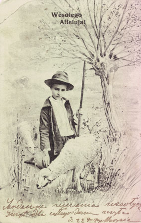 stara karta świąteczna