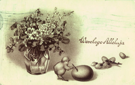 stare kartki wielkanocne