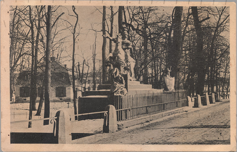 Stara pocztowka - Pomnik Jana III
